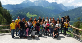 Vereinsausflug in die Eisriesenwelt mit Ritteressen auf der Burg Werfen, Juni 2016 | Salzburger Schiachpercht'n und Krampusse