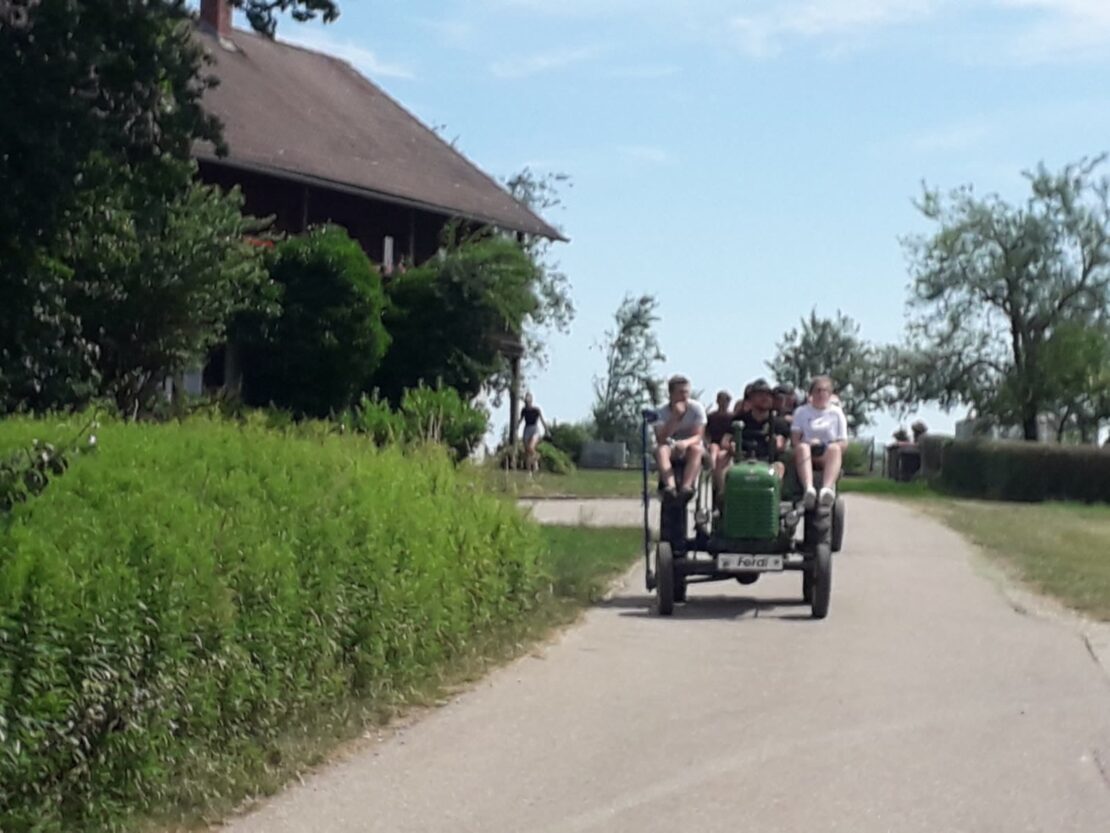 Vereinsausflug zur Traktorroaß in Ibm, 2019 | Salzburger Schiachpercht'n und Krampusse