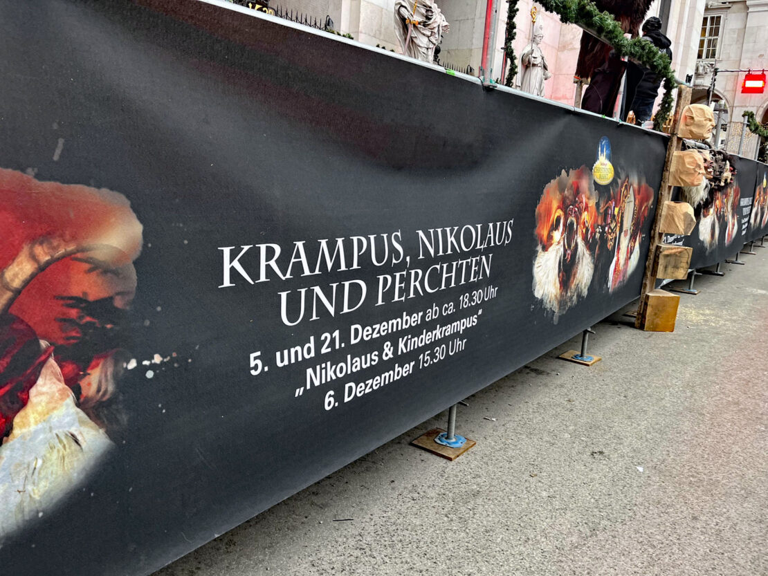 Krampuslauf Christkindlmarkt Salzburg, 5. Dezember 2022 | Salzburger Schiachpercht'n und Krampusse