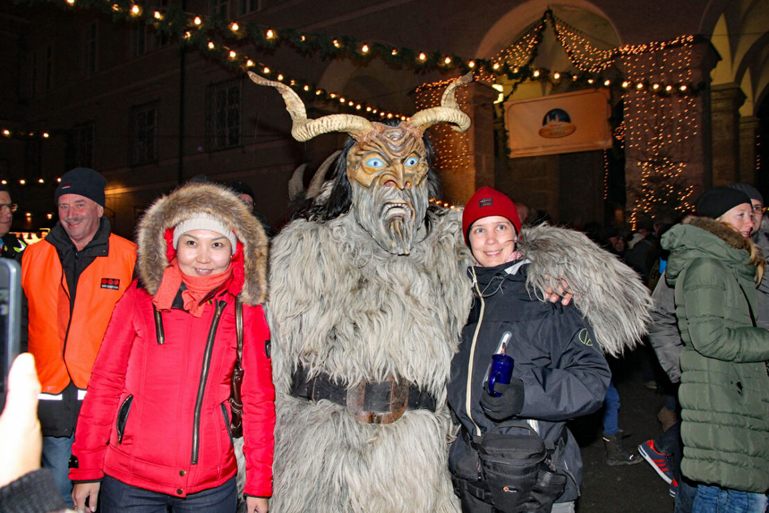 Krampuslauf Christkindlmarkt Salzburg, 5. Dezember 2013 | Salzburger Schiachpercht'n und Krampusse
