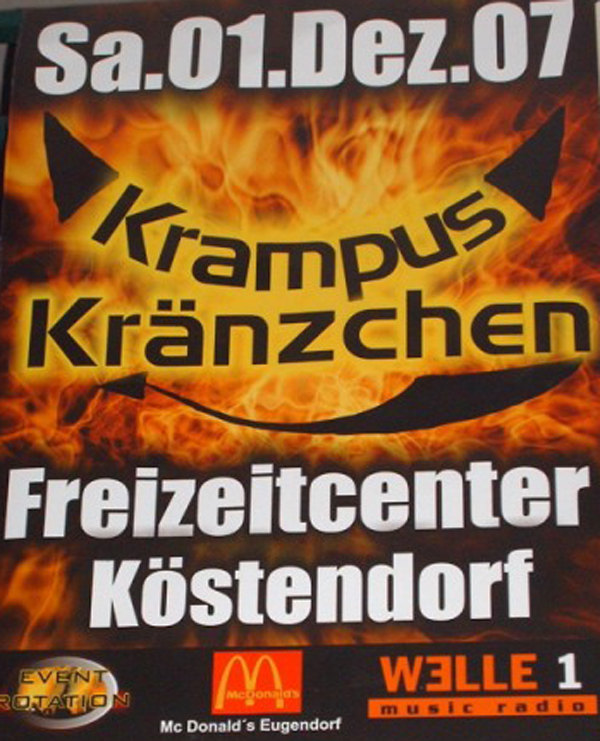 Krampuskränzchen Freizeitpark Köstendorf, 1. Dezember 2007 | Salzburger Schiachpercht'n und Krampusse