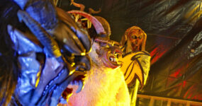 Krampus- und Perchtenausstellung Hallein, 25. Oktober 2012 | Salzburger Schiachpercht'n und Krampusse