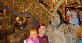 Krampuslauf Plus City Linz, 7. Dezember 2012 | Salzburger Schiachpercht'n und Krampusse