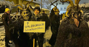 48. Gnigler Krampuslauf 2. Dezember 2023 | Salzburger Schiachpercht'n und Krampusse