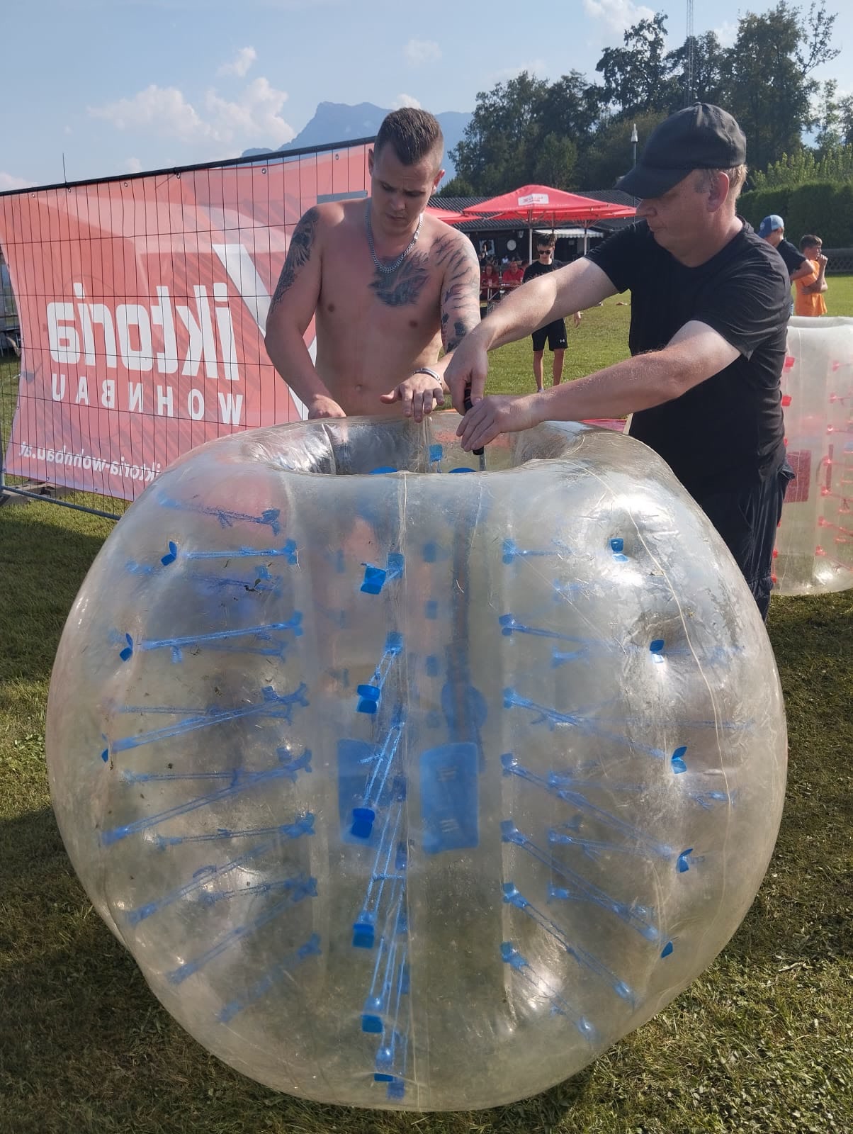 2. BubbleSoccer Turnier der Nockstoa Perchten am 31. August 2024