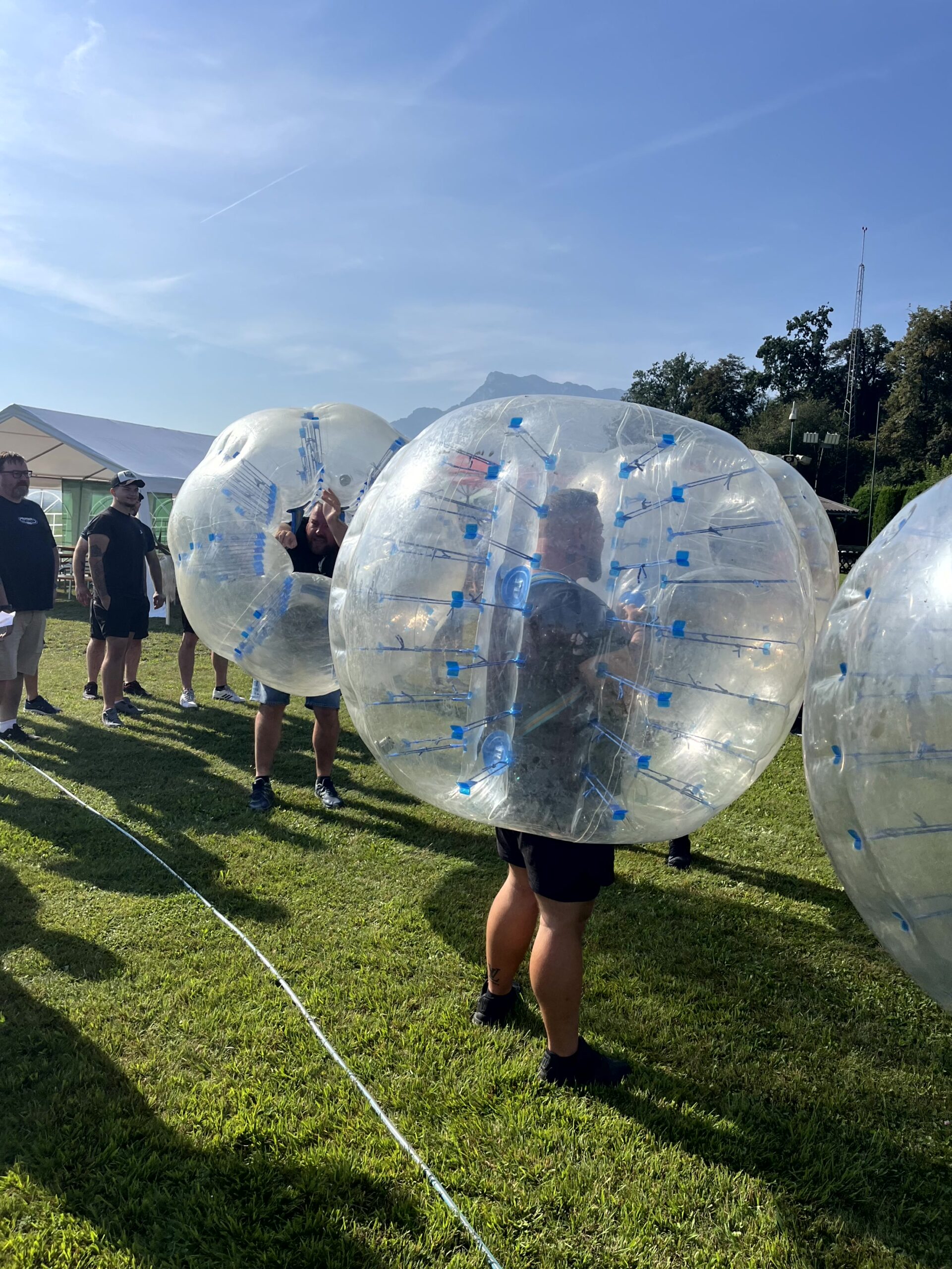 2. BubbleSoccer Turnier der Nockstoa Perchten am 31. August 2024