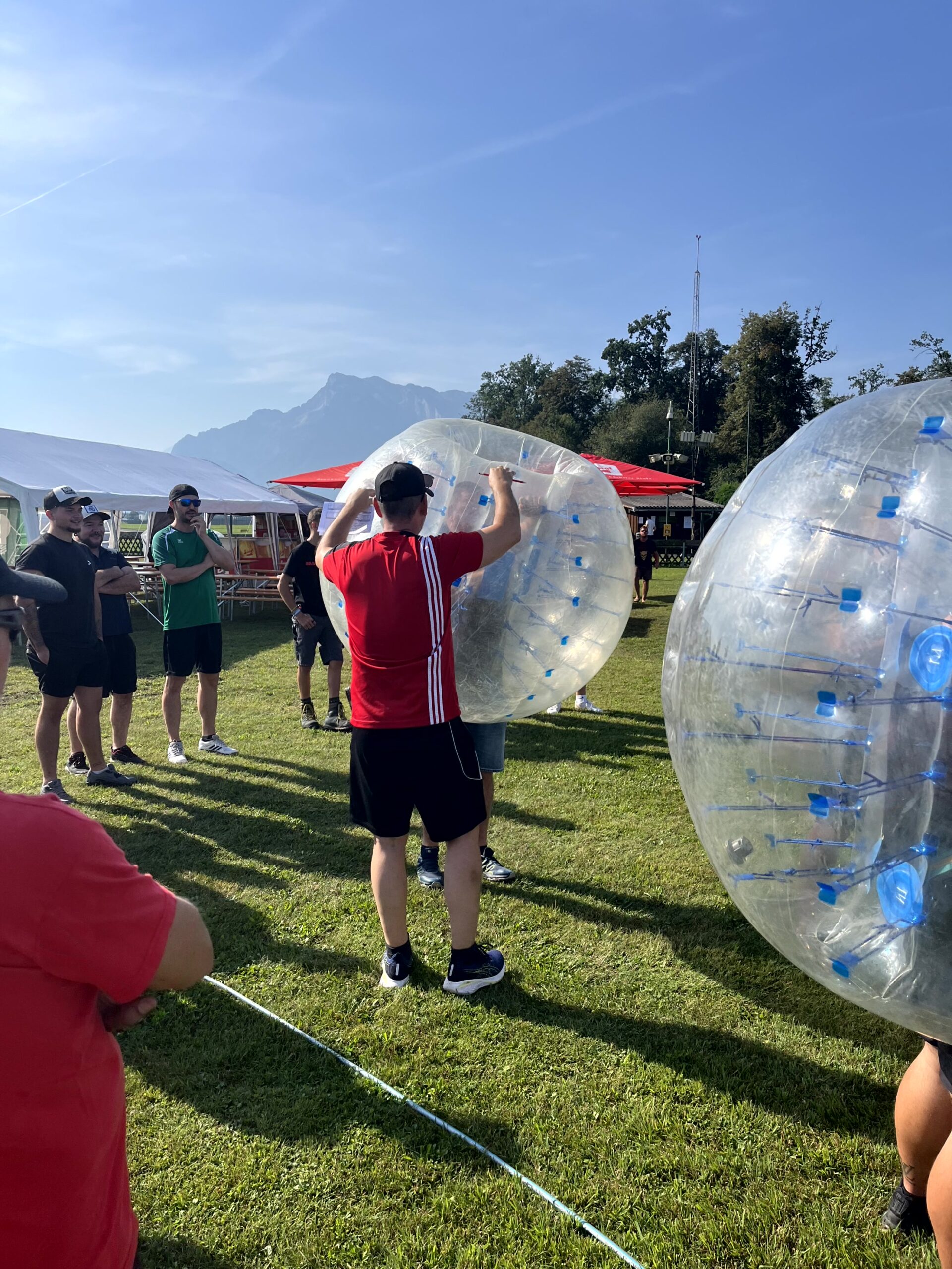 2. BubbleSoccer Turnier der Nockstoa Perchten am 31. August 2024