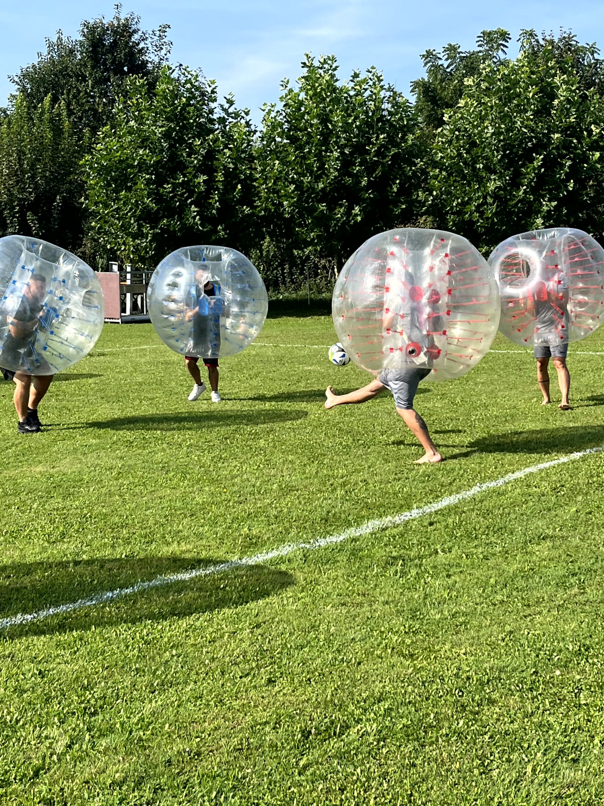 2. BubbleSoccer Turnier der Nockstoa Perchten am 31. August 2024