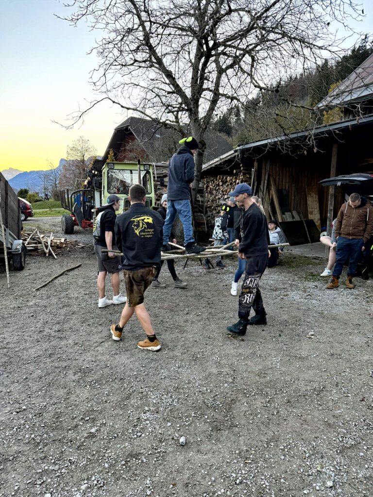 Abschlusstraining für die Saison 2024/25 | Salzburger Schiachpercht'n und Krampusse