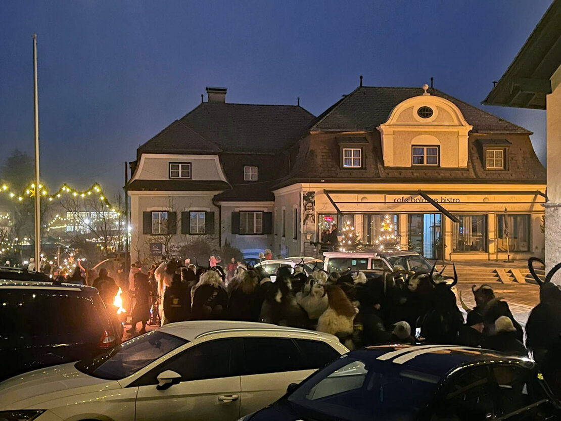 Krampuslauf in Obertrum am See, 1. Dezember 2024 | Salzburger Schiachpercht'n und Krampusse